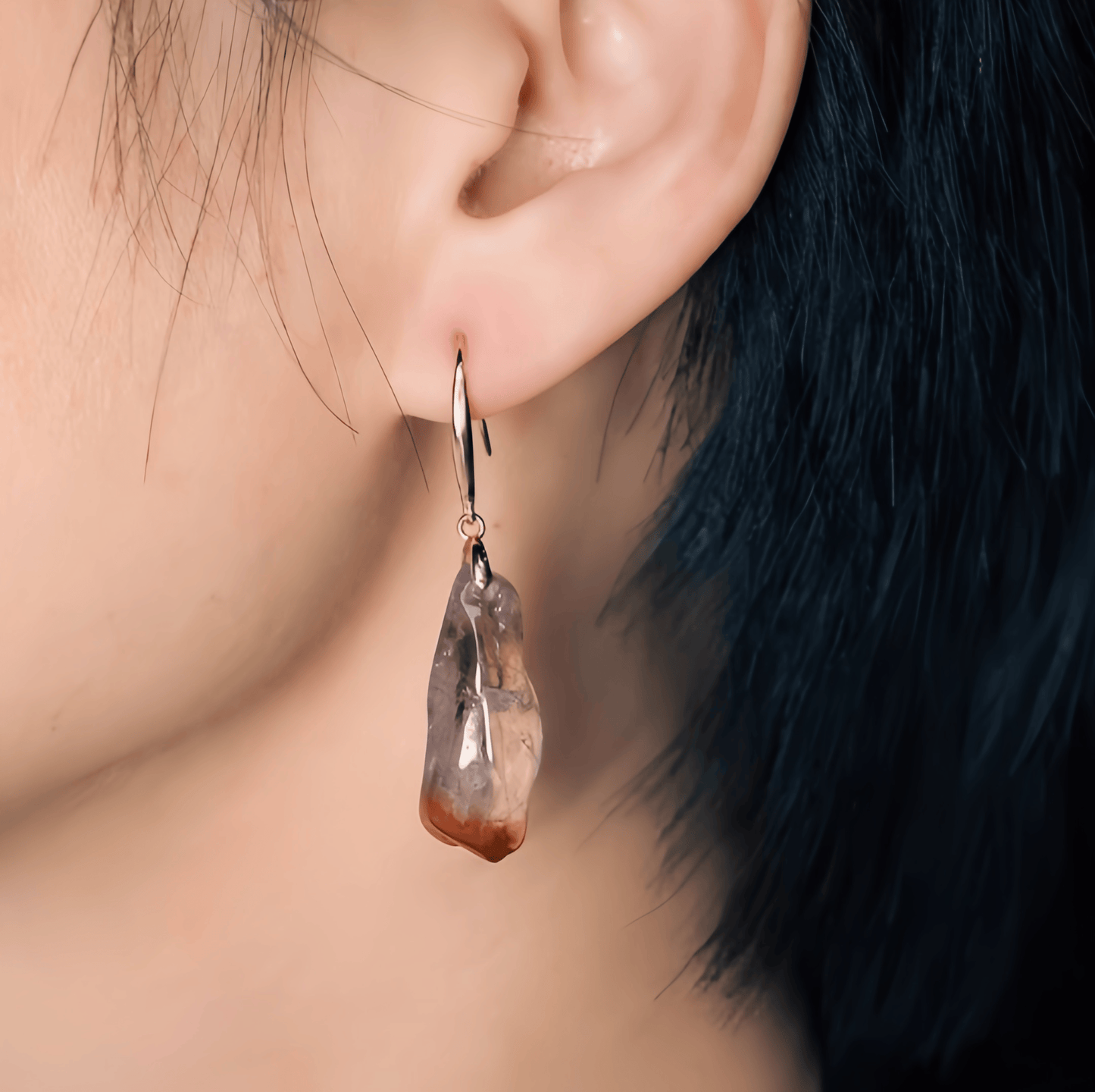 Energy Luxury Artisan Thorned Rose Earrings – Handcrafted & Symbolic Jewelry