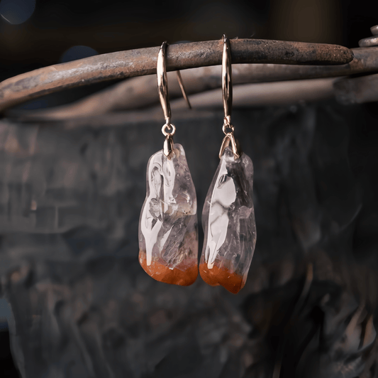 Energy Luxury Artisan Thorned Rose Earrings – Handcrafted & Symbolic Jewelry