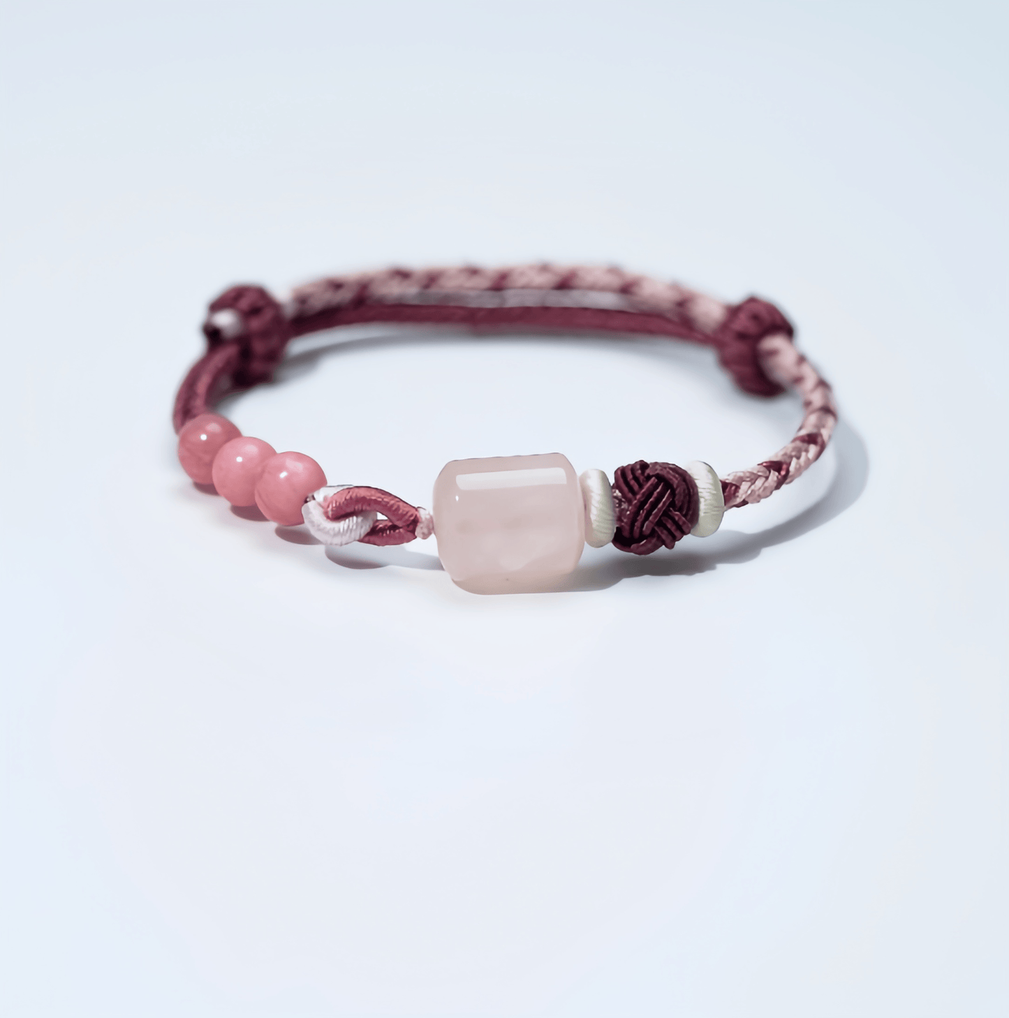 Energy Luxury Crimson Glow – Rhodochrosite Crystal Bracelet