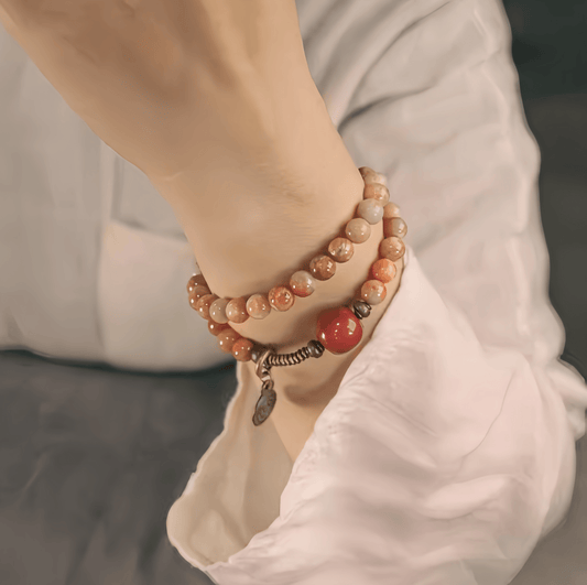 Energy Luxury Double-Layer Coral Bead Bracelet