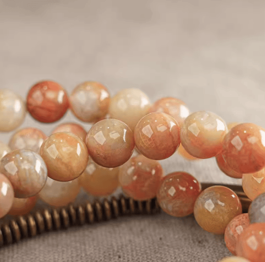 Energy Luxury Double-Layer Coral Bead Bracelet