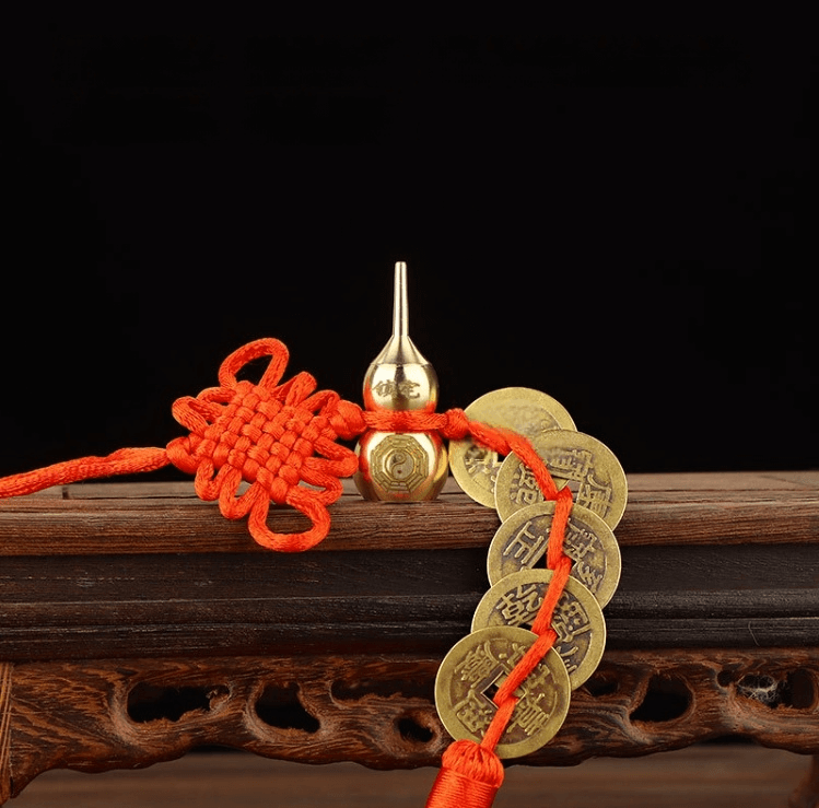 Feng Shui Wealth Coin Hanging Charm – Doorway Prosperity Blessing