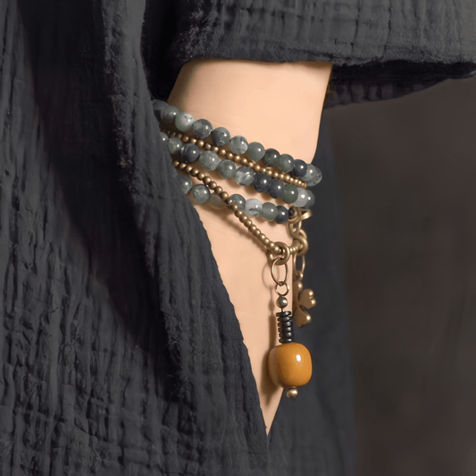 Energy Luxury Handcrafted Agate Bead Bracelet