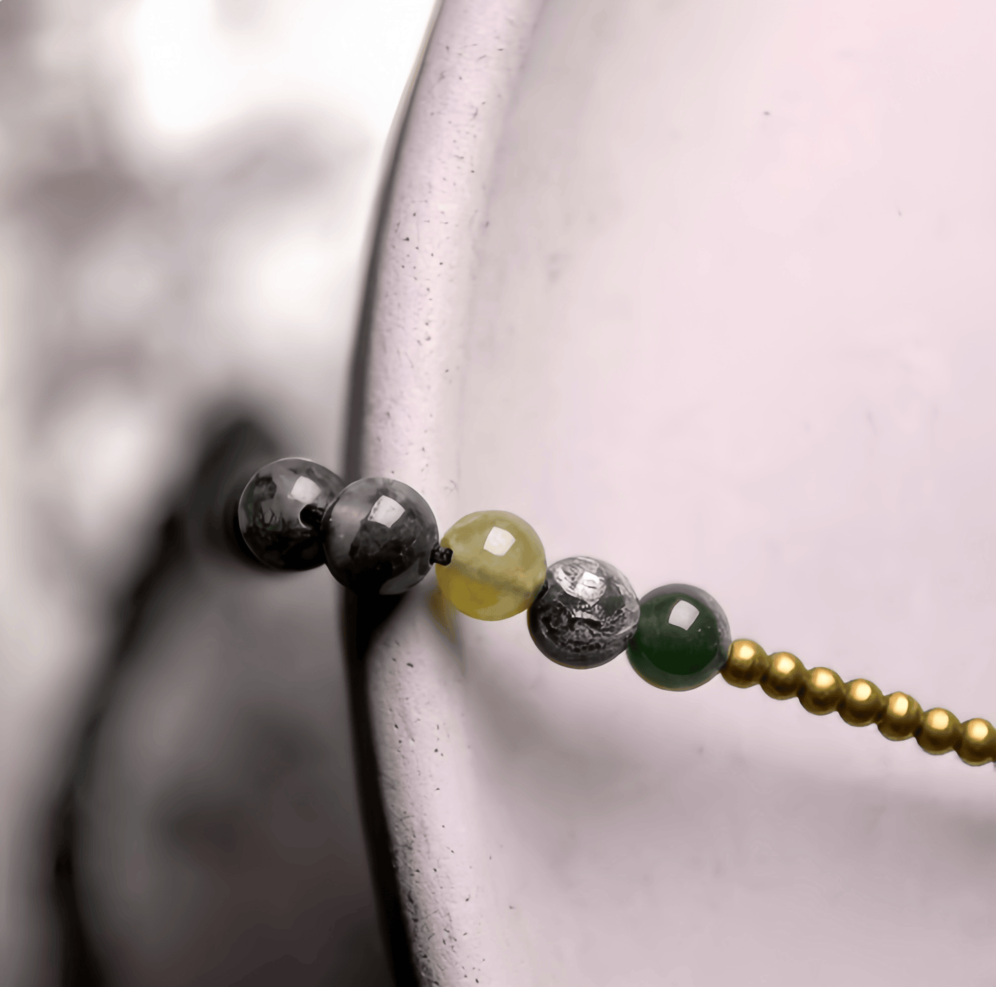 Energy Luxury Handcrafted Agate Bead Bracelet