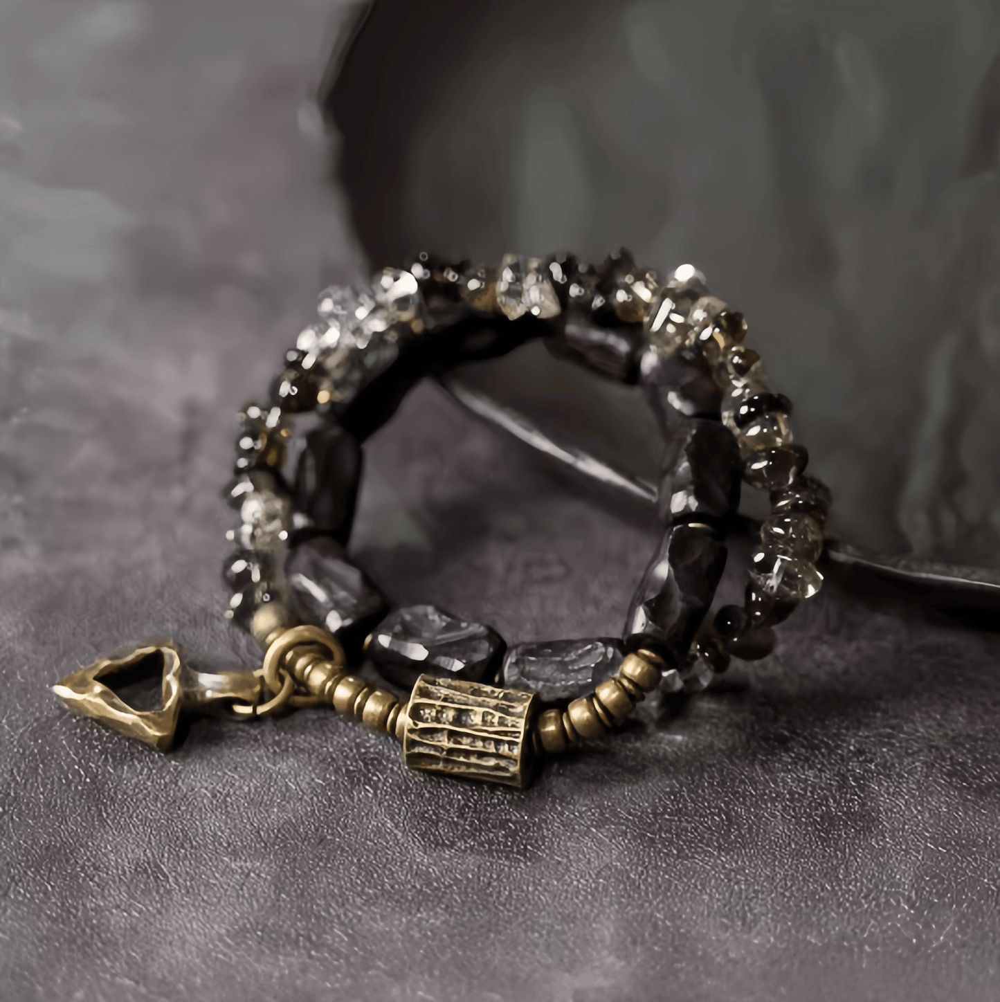 Energy Luxury Handcrafted Ebony Wood Unique Bracele