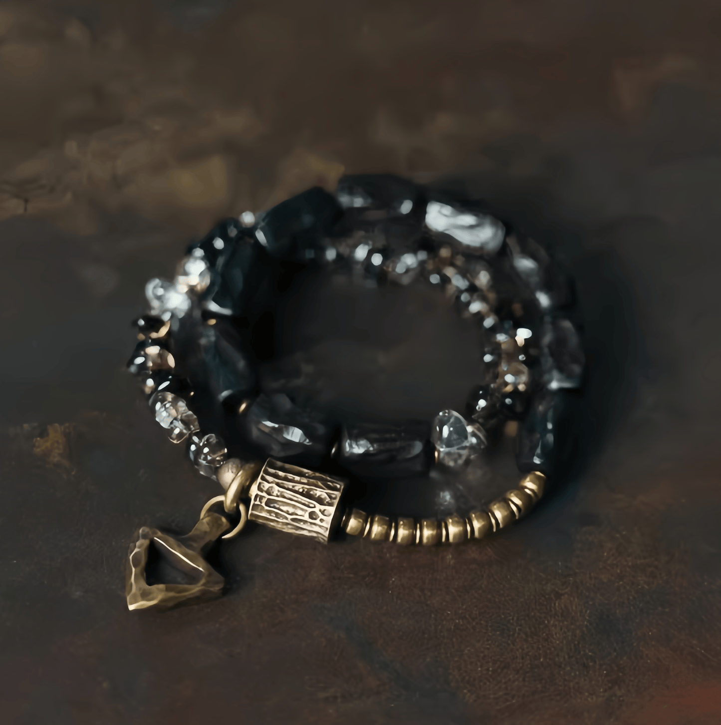 Energy Luxury Handcrafted Ebony Wood Unique Bracele