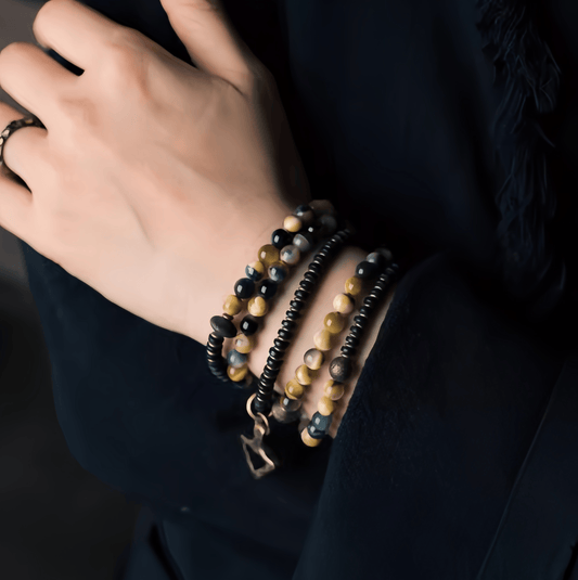 Energy Luxury Handcrafted Multi-Strand Tiger’s Eye Bracelet