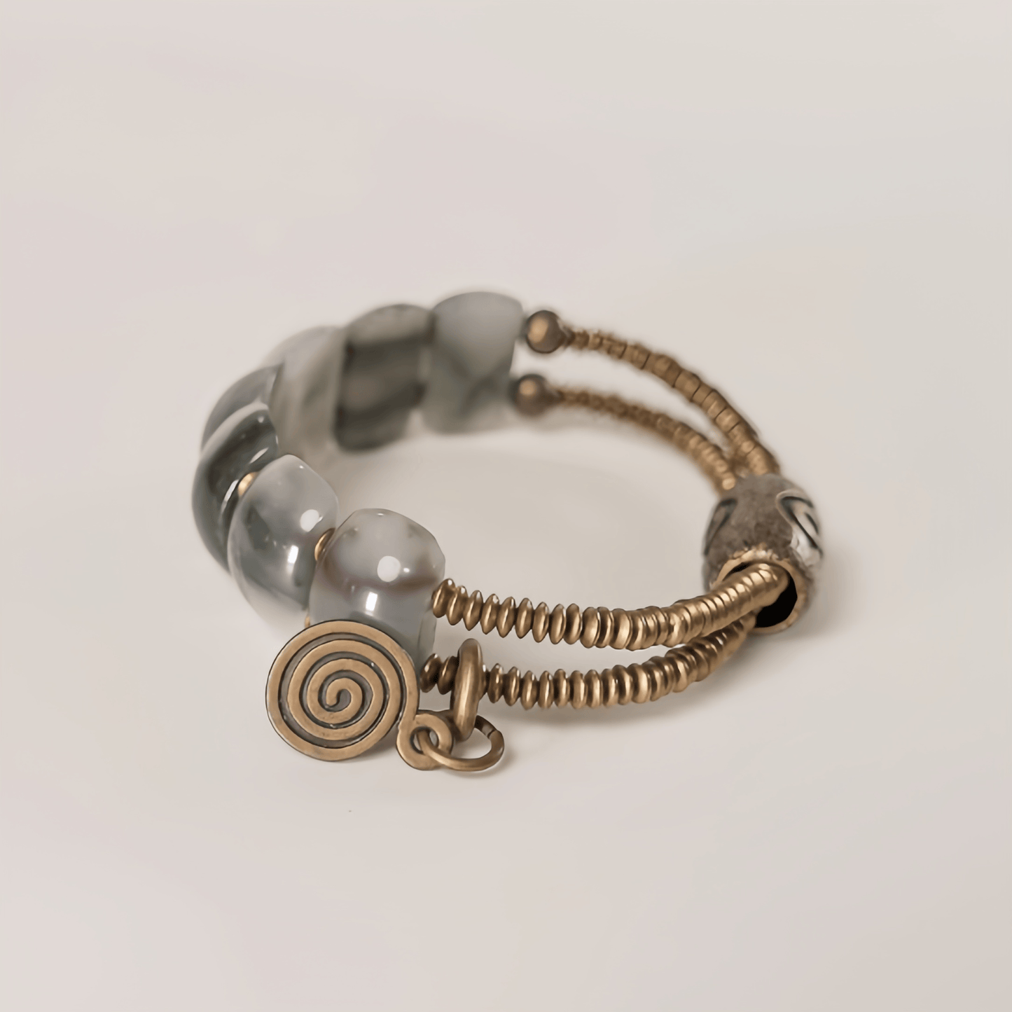 Energy Luxury Handcrafted Original Tianshan Jade Bracelet – Unique & Artisan Design