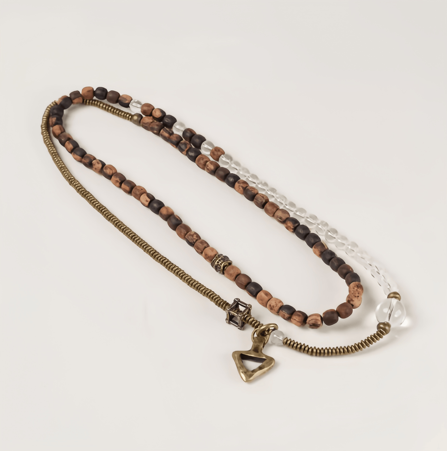 Energy Luxury Handcrafted Retro Agarwood & Crystal Bracelet