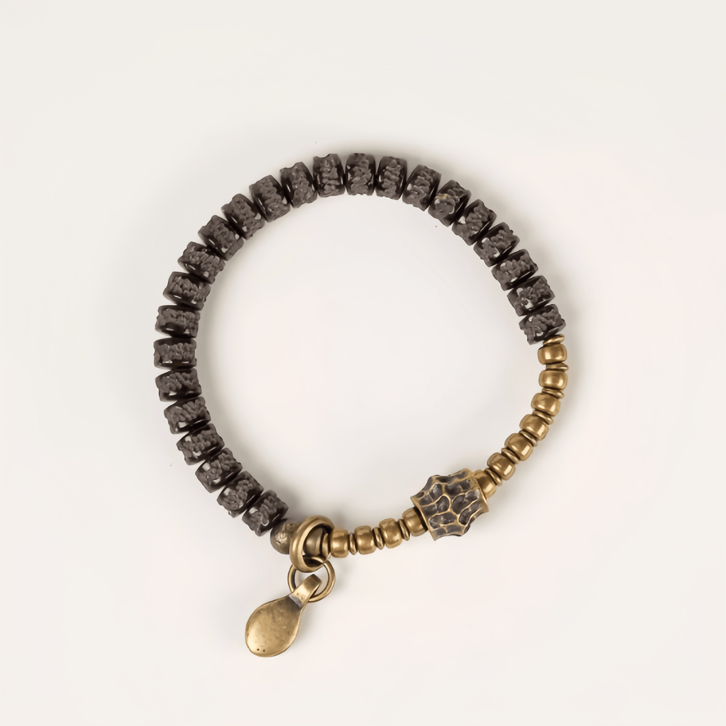 Energy Luxury Handcrafted Coconut Bead Single-Strand Bracelet
