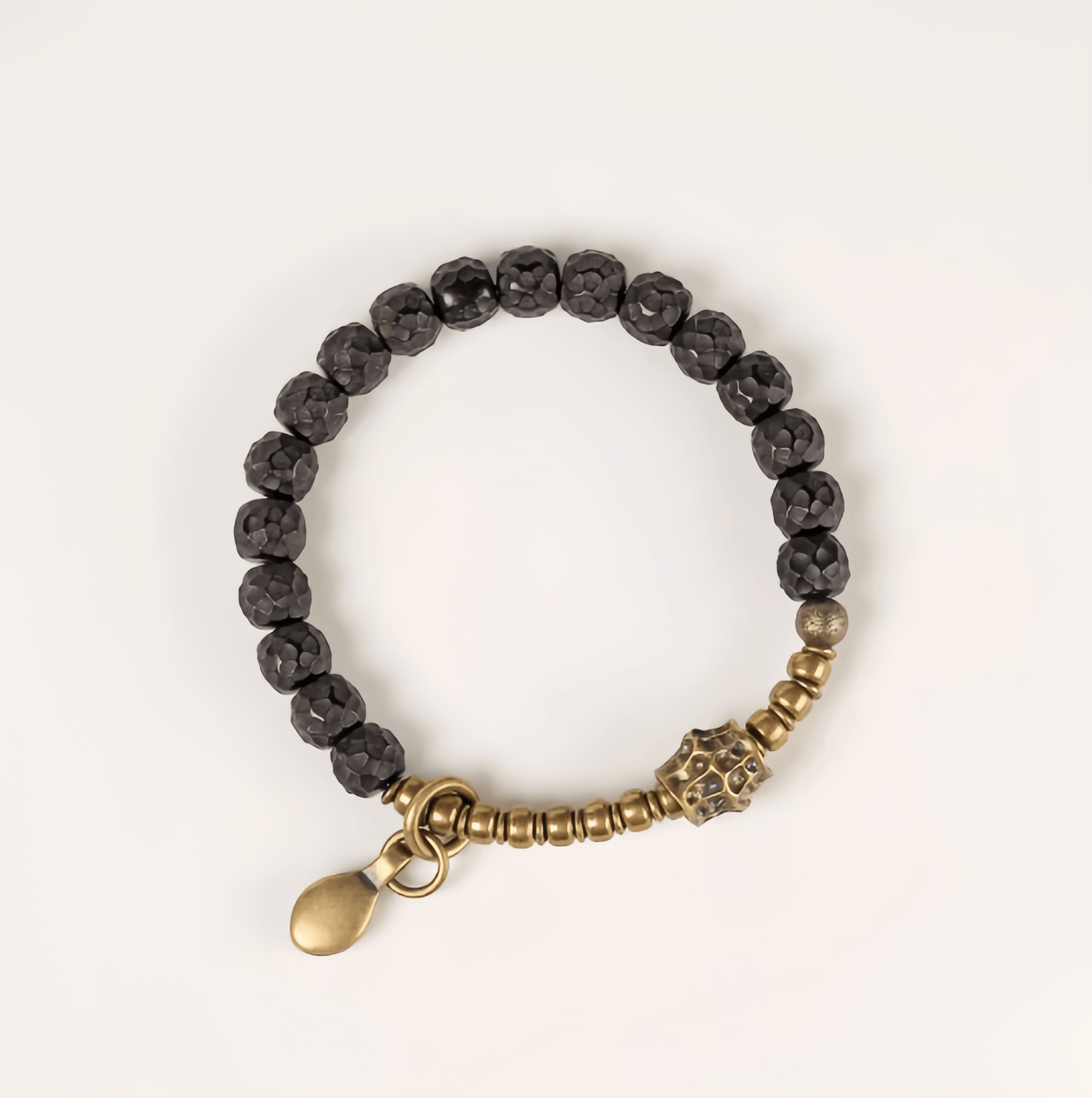 Energy Luxury Handcrafted Coconut Bead Single-Strand Bracelet