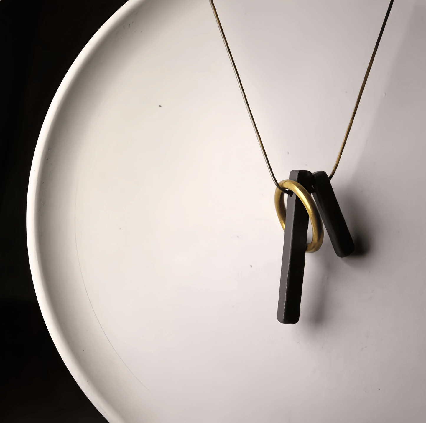Energy Luxury Handcrafted Ebony Wood Pendant Necklace