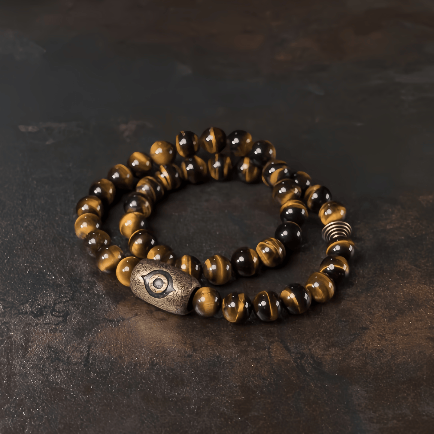 Energy Luxury Handcrafted Original Niche Candy Agate Layered Bracelet