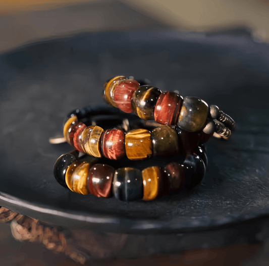 Energy Luxury Handmade Colorful Tiger Eye Stone Bracelet – Unique Men & Women Jewelry