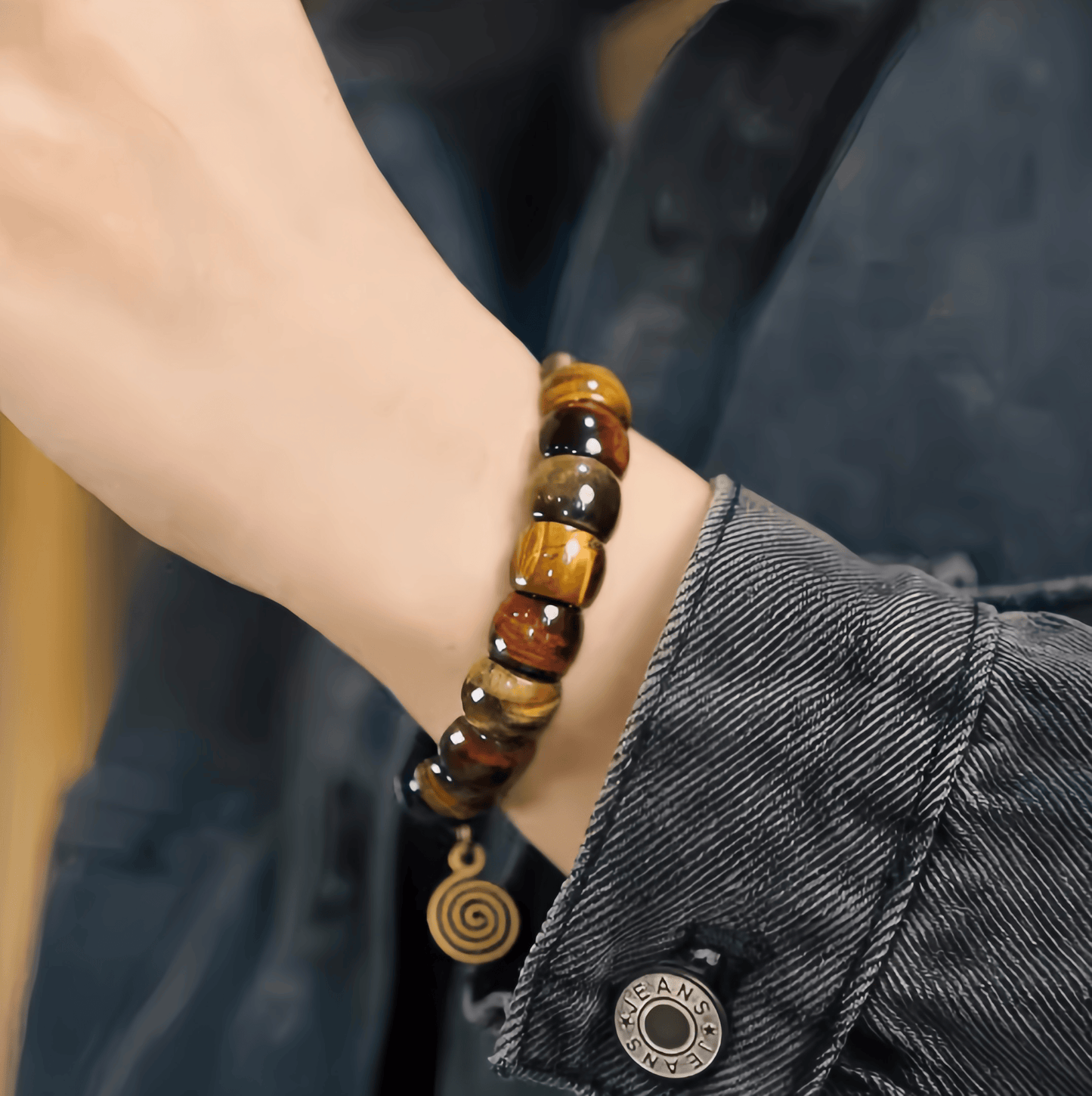 Energy Luxury Handmade Colorful Tiger Eye Stone Bracelet – Unique Men & Women Jewelry
