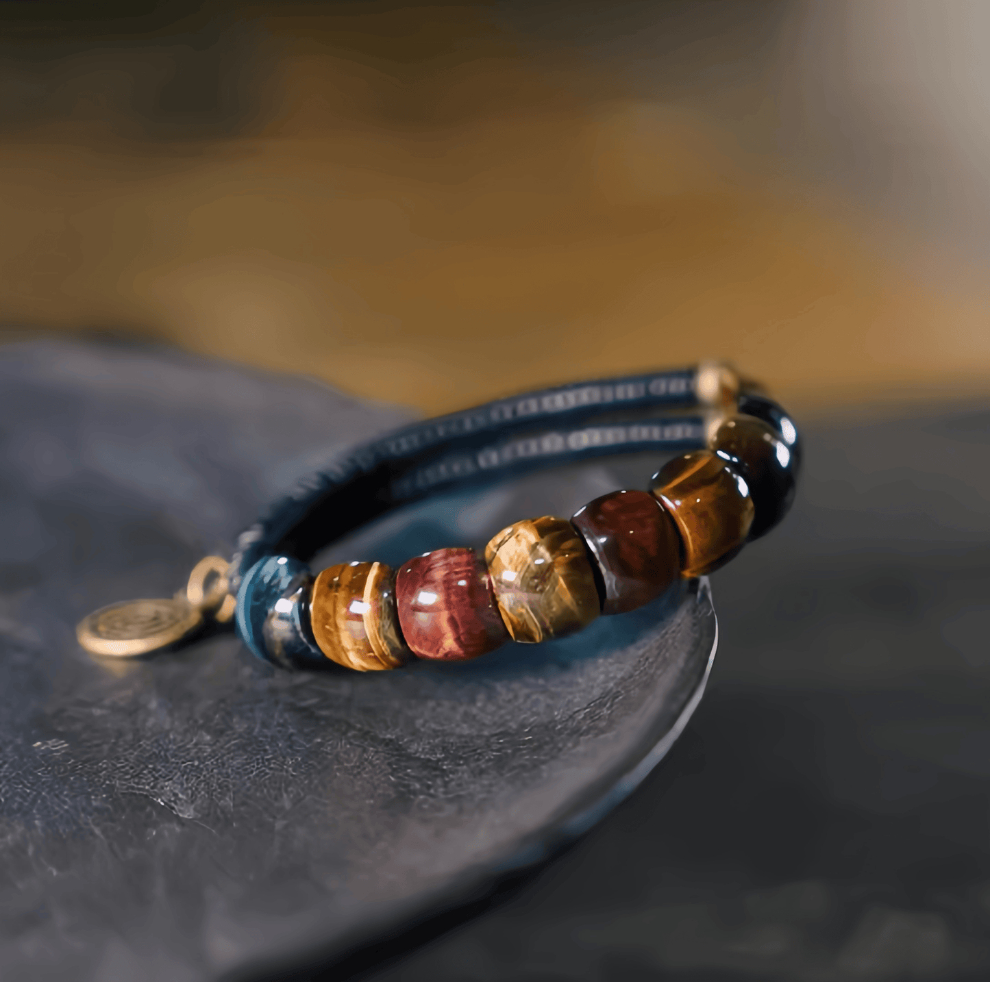 Energy Luxury Handmade Colorful Tiger Eye Stone Bracelet – Unique Men & Women Jewelry