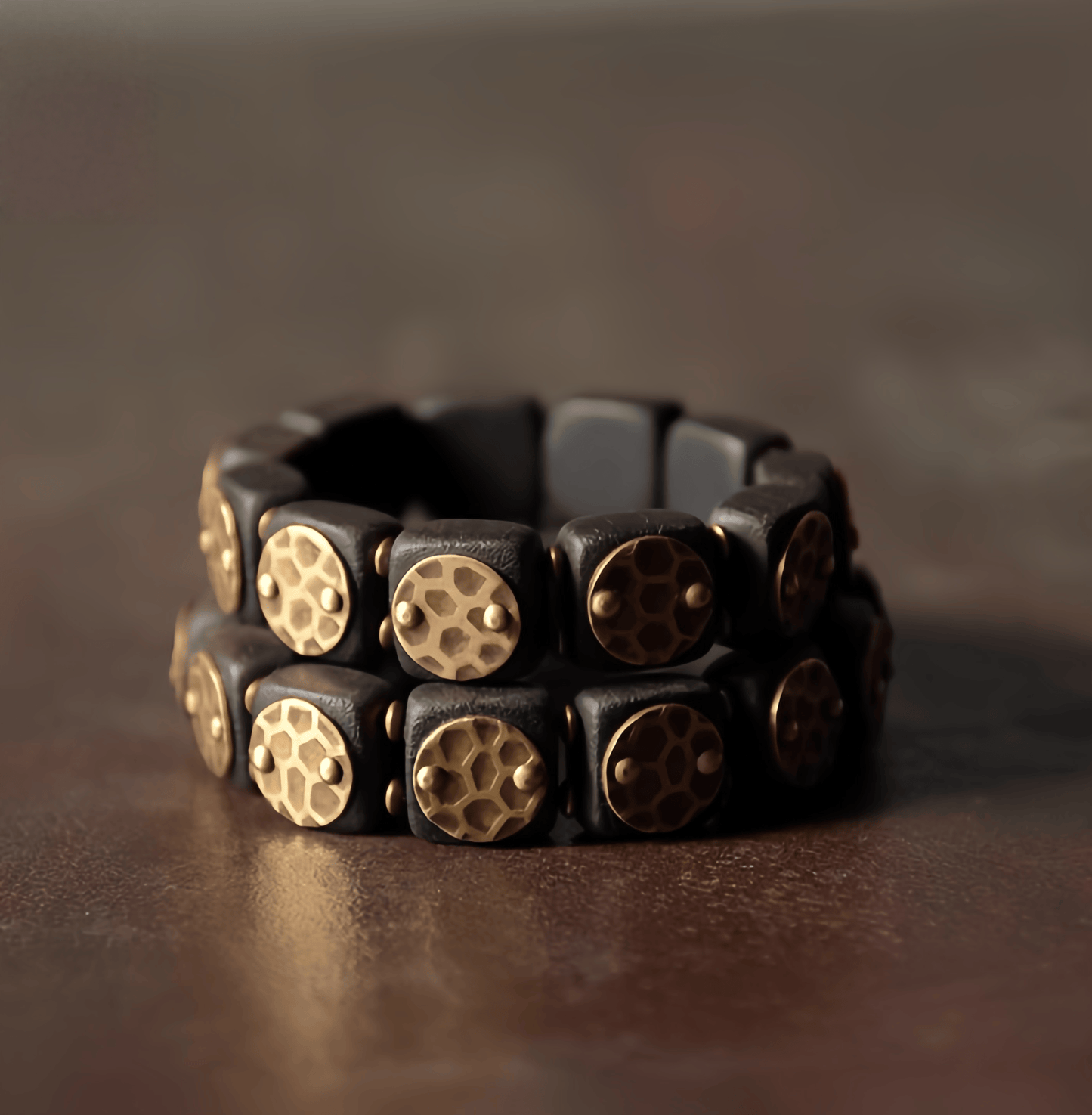 Energy Luxury Handmade Ebony Wood Bracelet – Unique Jewelry for Men & Women