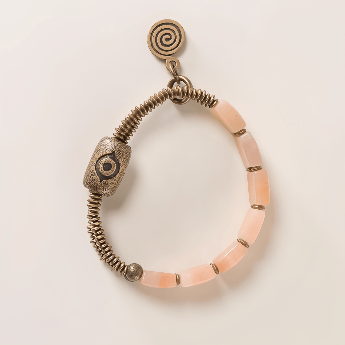 Energy Luxury Handmade Orange Aventurine Bracelet – Vintage Unique Jewelry for Men & Women