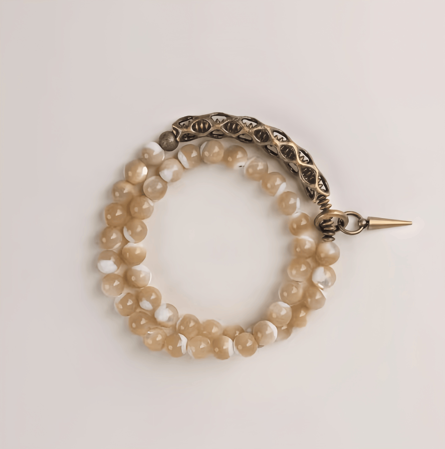 Energy Luxury Handmade Unique Shell Bead Double-Strand Bracelet