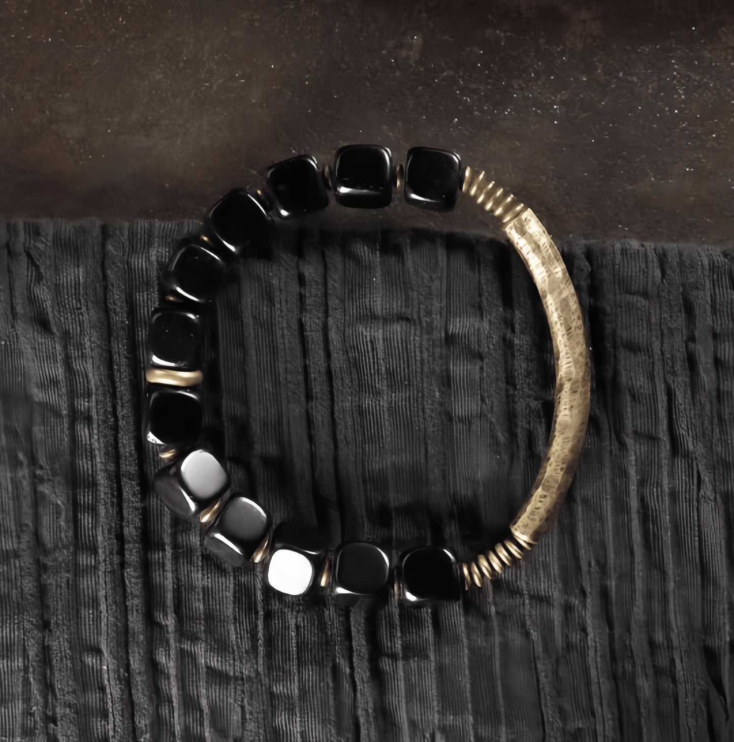 Energy Luxury Handmade Vintage Obsidian Bracelet