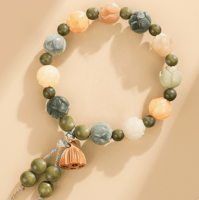 Handmade Natural Bodhi Seed Bracelet