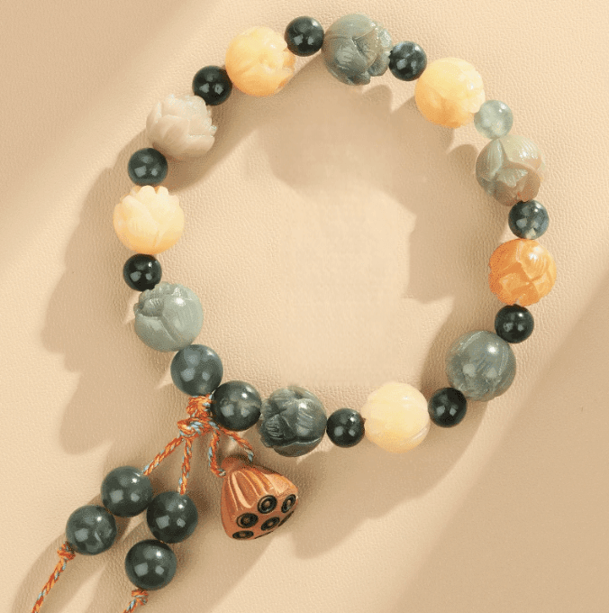 Handmade Natural Bodhi Seed Bracelet