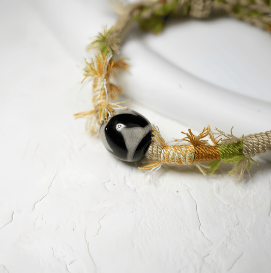 Energy Luxury Licorice – Handcrafted Agate Gemstone Bracelet