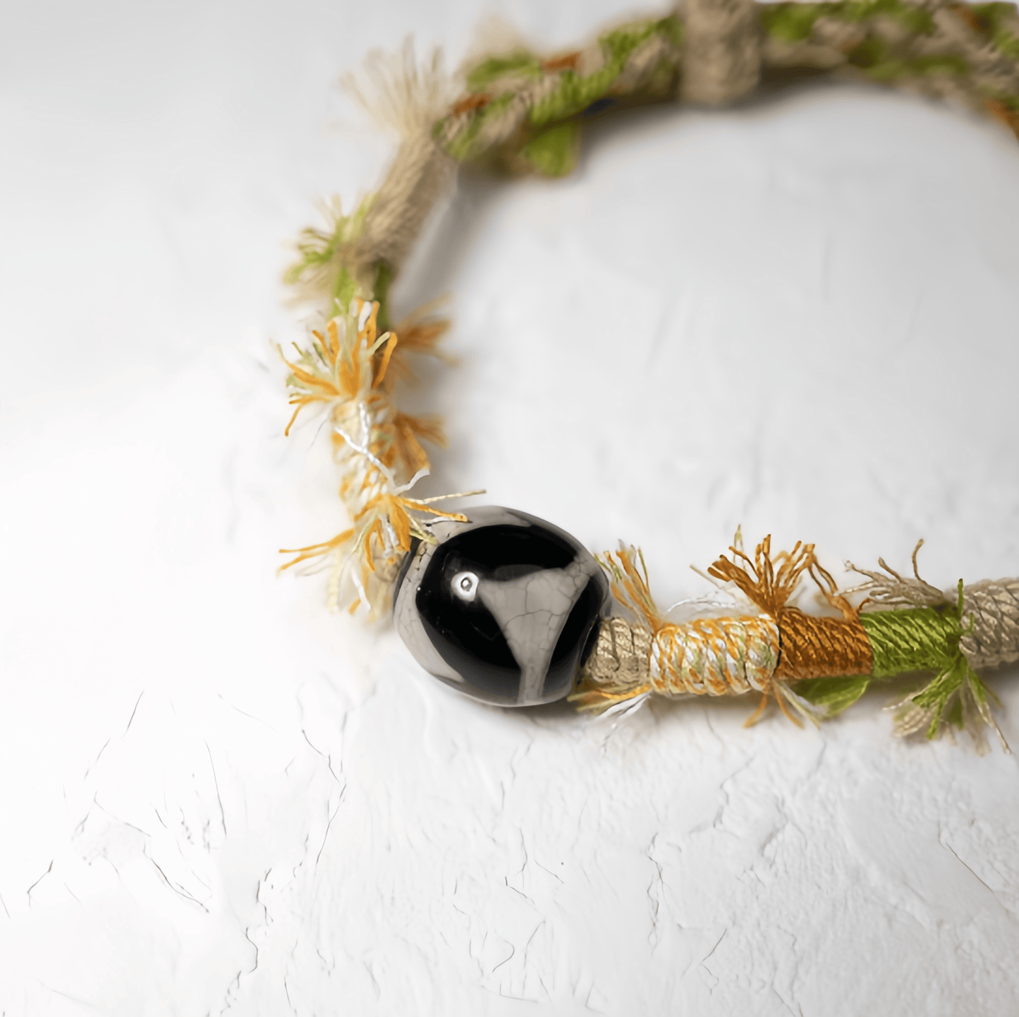 Energy Luxury Licorice – Handcrafted Agate Gemstone Bracelet