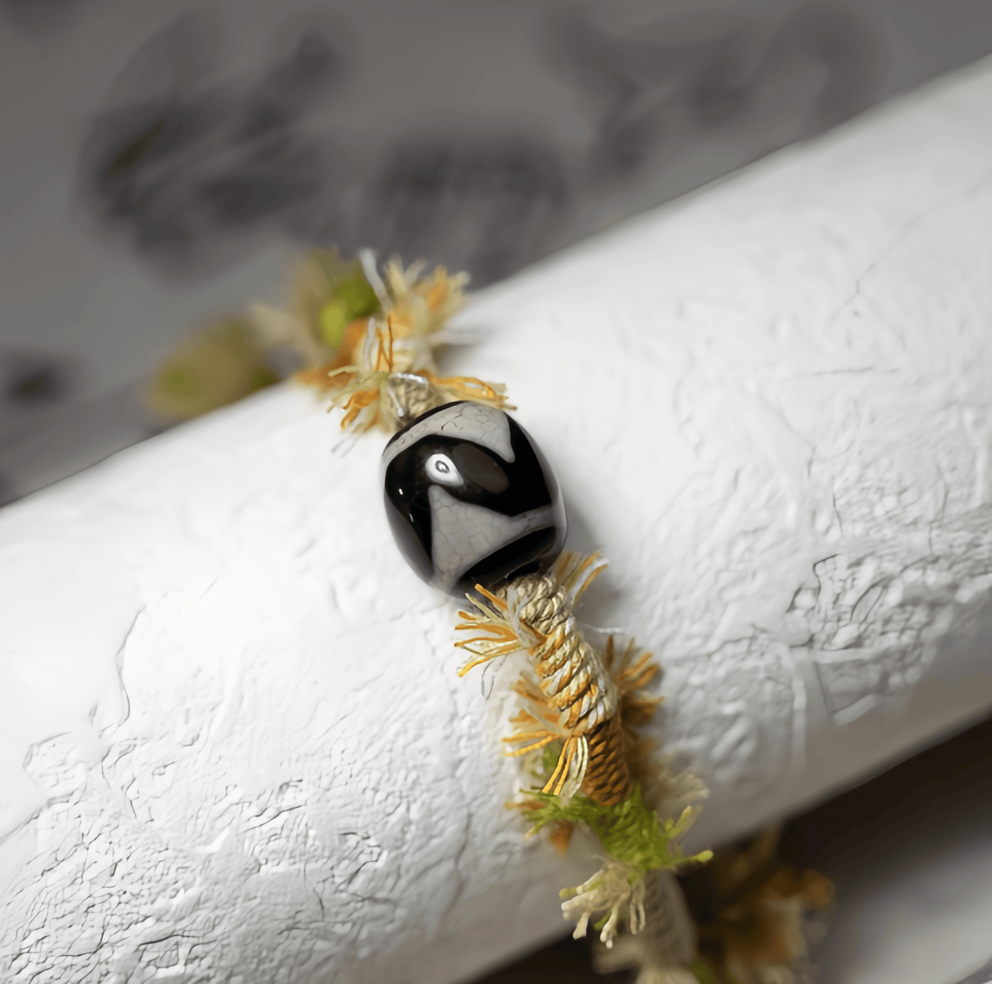 Energy Luxury Licorice – Handcrafted Agate Gemstone Bracelet