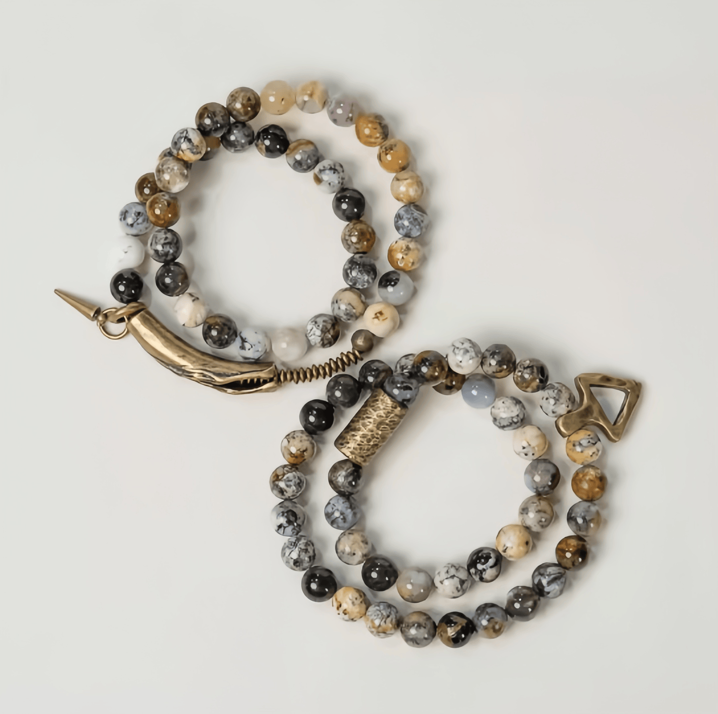 Energy Luxury Original Design Black Opal Agate Bracelet