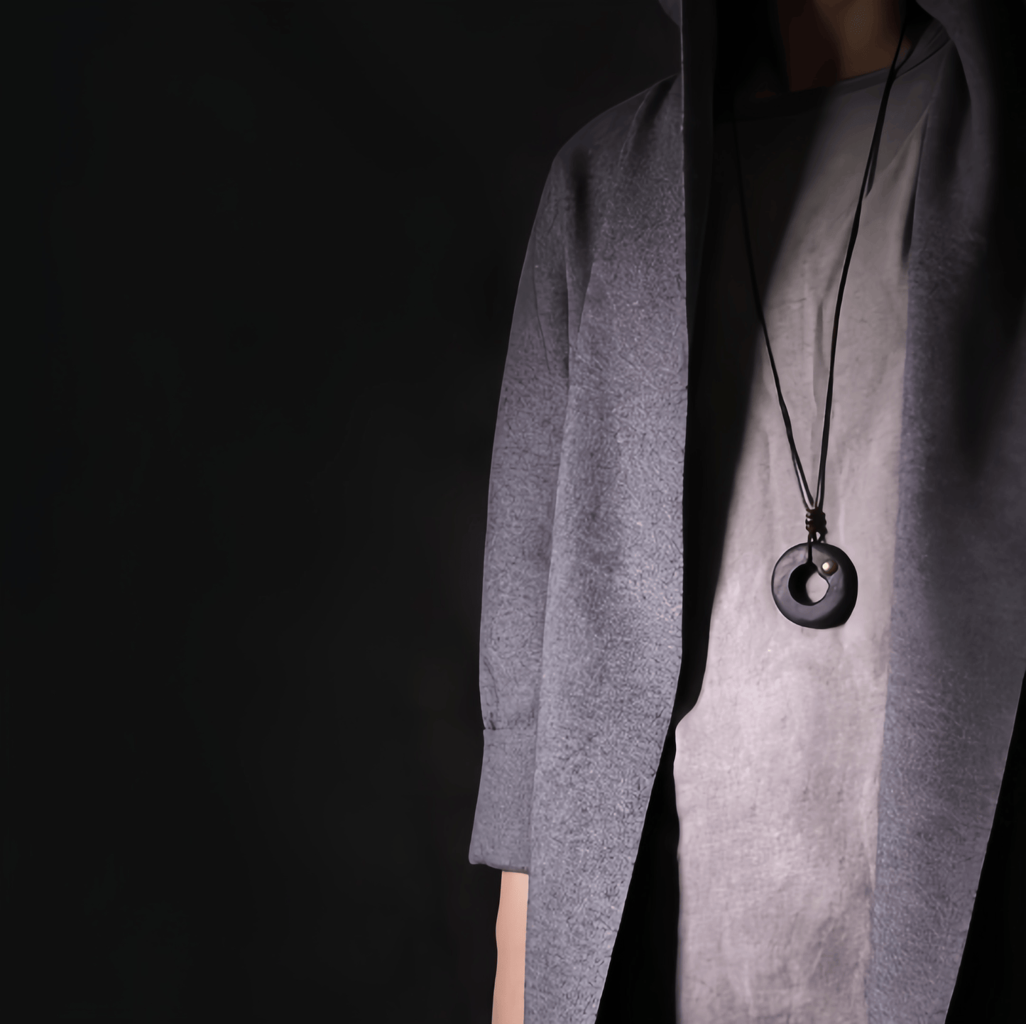 Energy Luxury Original Design Ebony Necklace Pendant