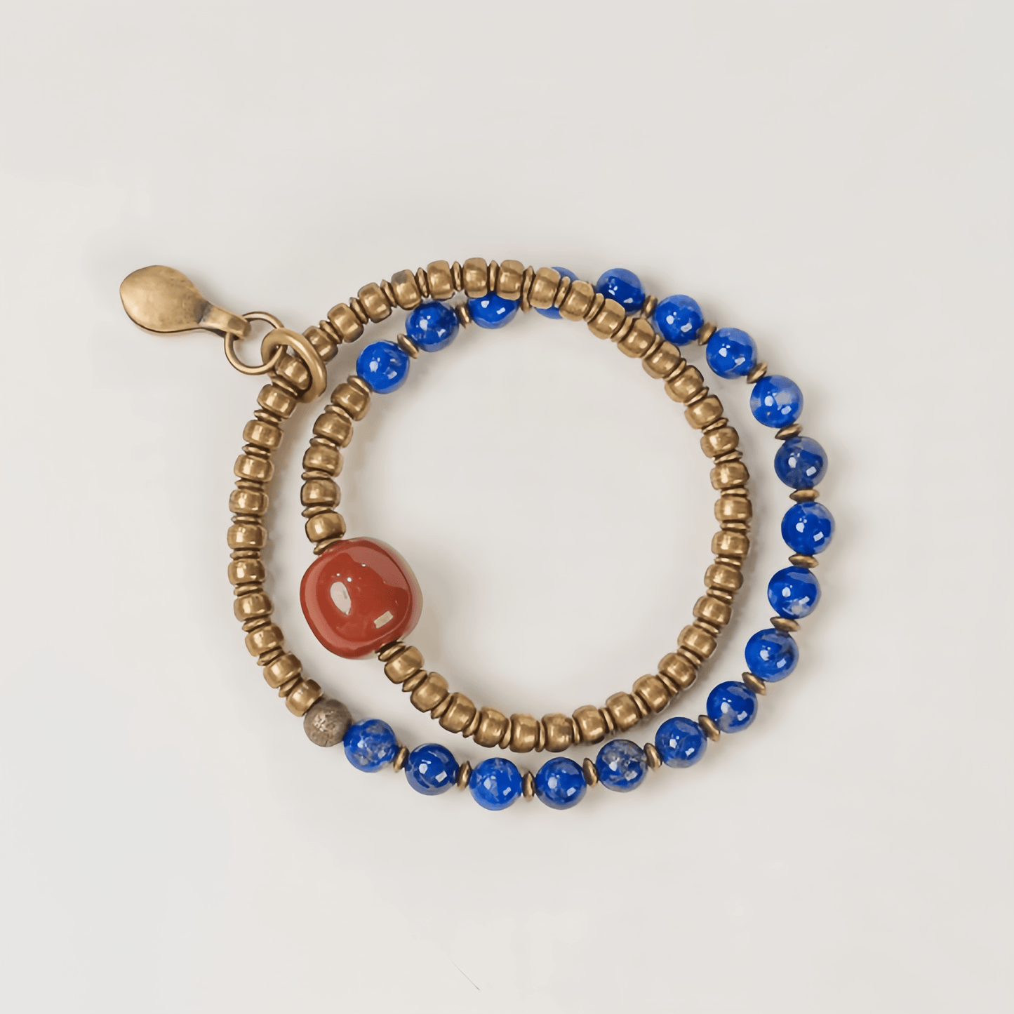 Energy Luxury Original Design Lapis Lazuli Bead Bracelet