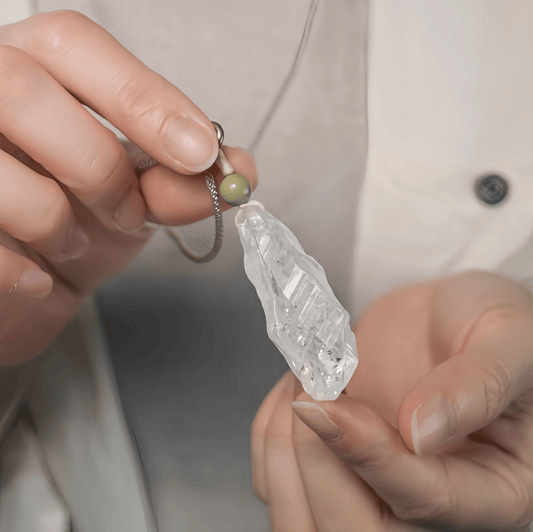 Energy Luxury Original Design Raw Crystal Pendant