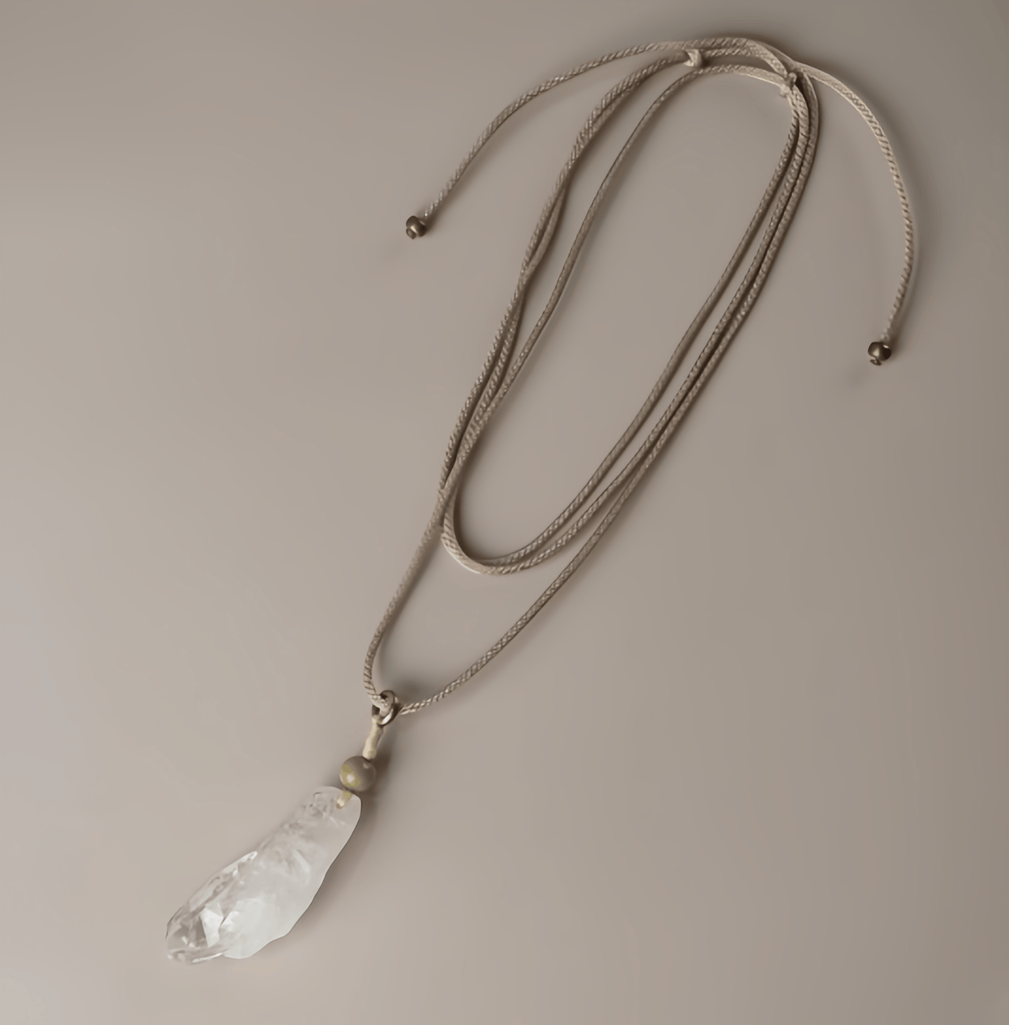 Energy Luxury Original Design Raw Crystal Pendant