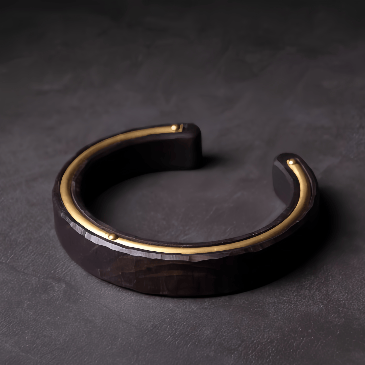 Energy Luxury Original Handmade Ebony Wood Bangle
