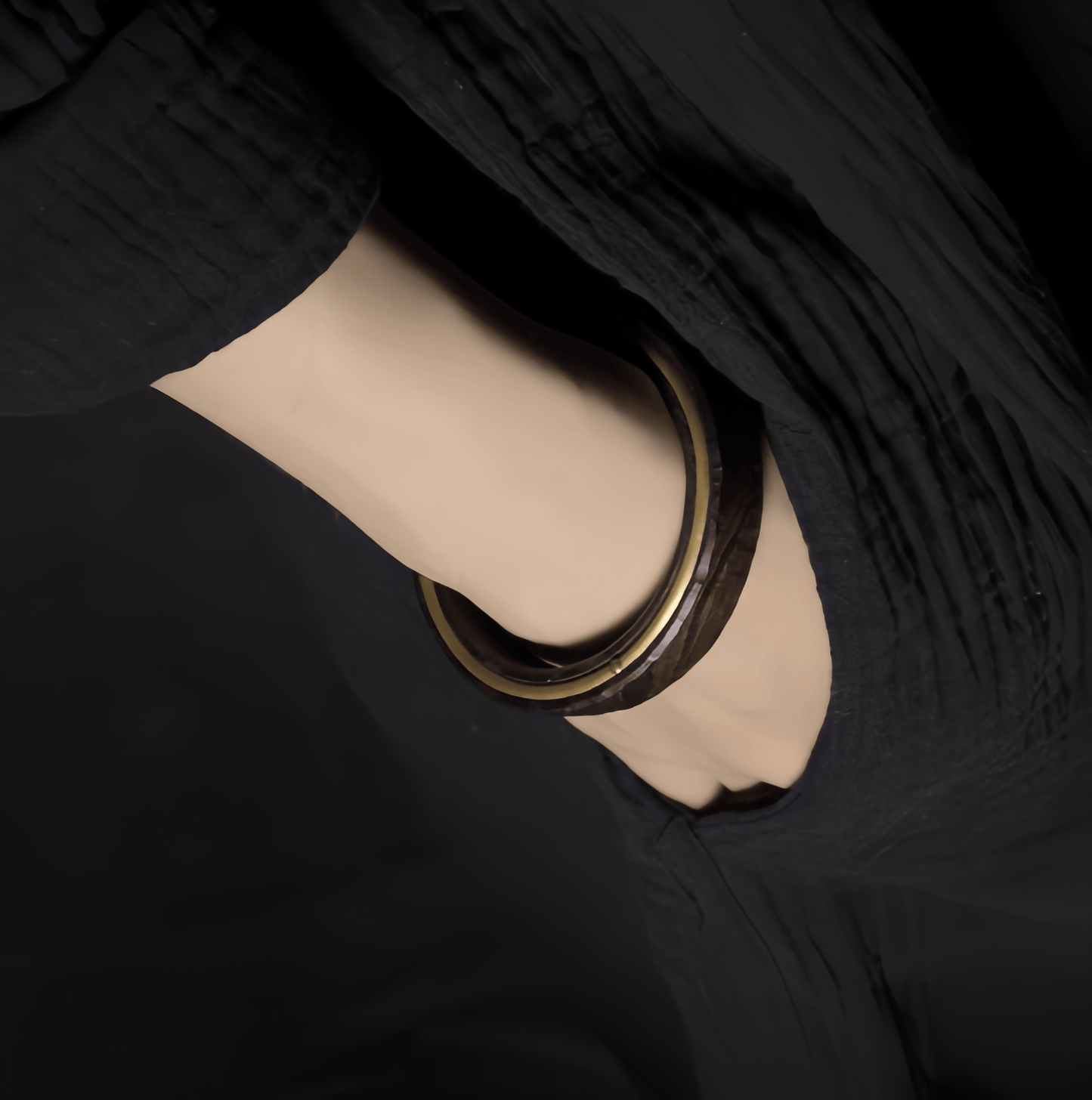 Energy Luxury Original Handmade Ebony Wood Bangle