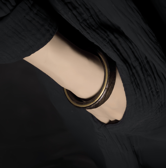 Energy Luxury Original Handmade Ebony Wood Bangle