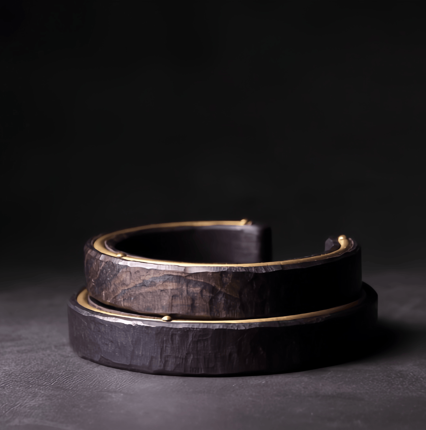 Energy Luxury Original Handmade Ebony Wood Bangle