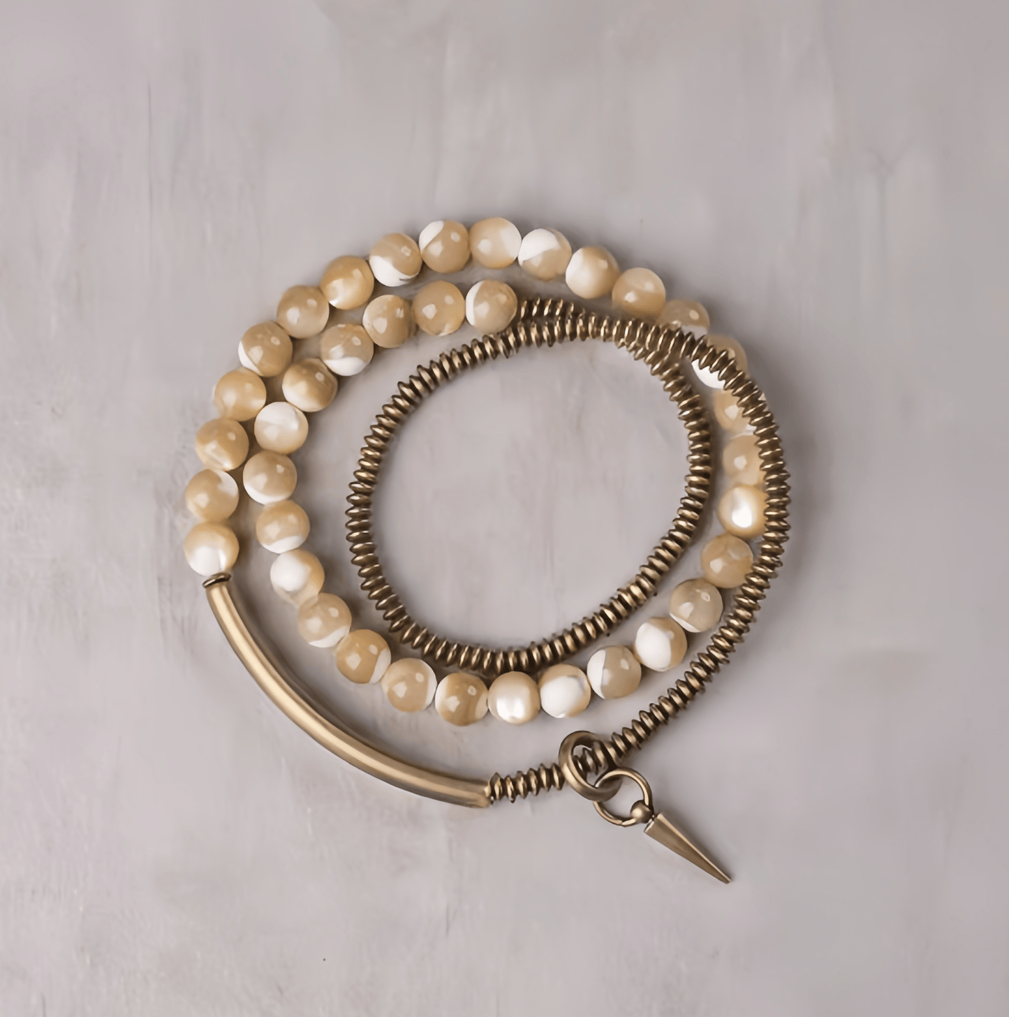 Energy Luxury Original Minimalist Shell Bead Bracelet