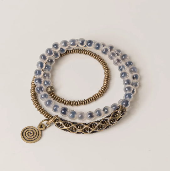 Energy Luxury Original Niche Candy Agate Layered Bracelet