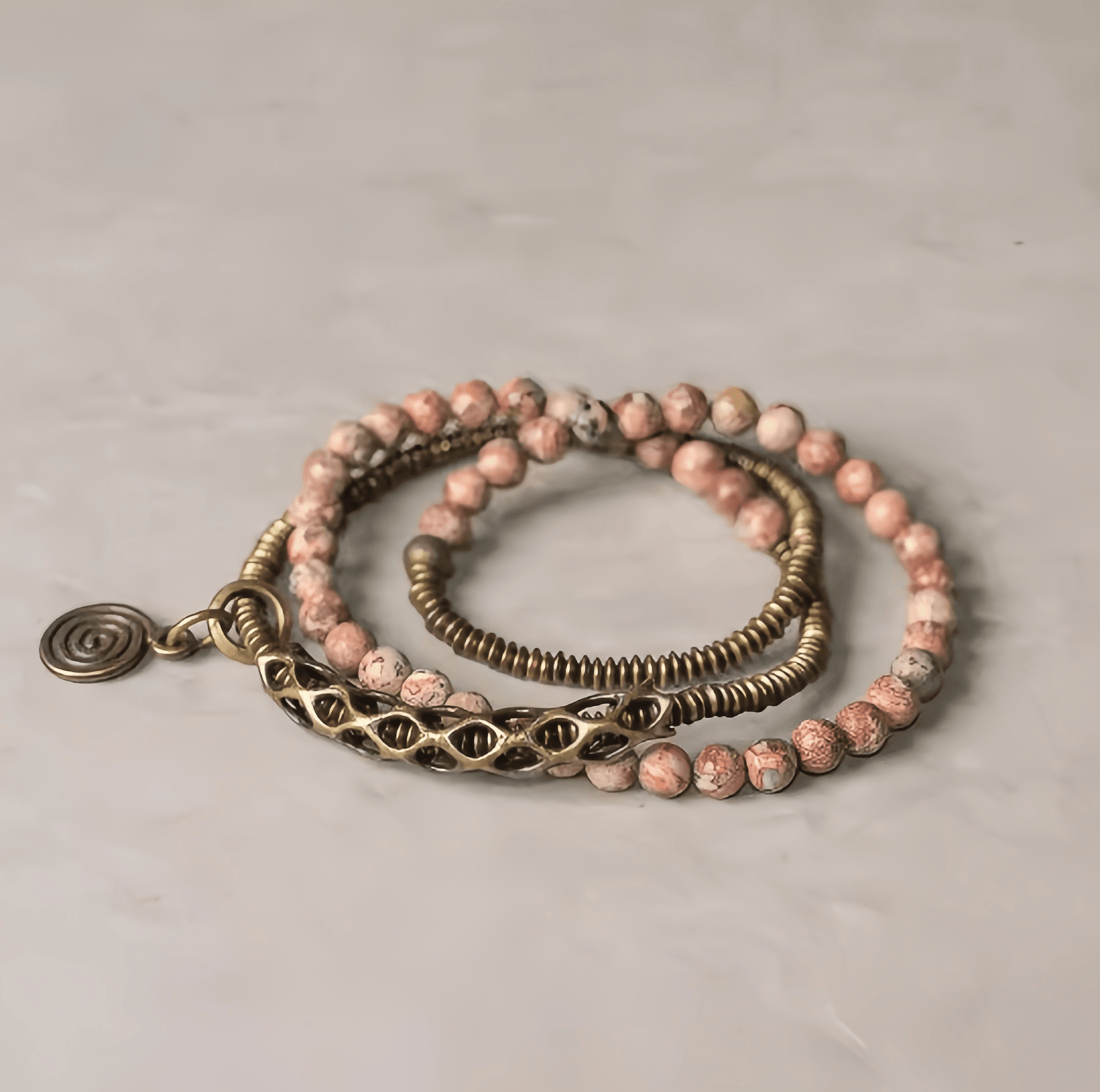 Energy Luxury Original Retro Strawberry Red Agate Bracelet