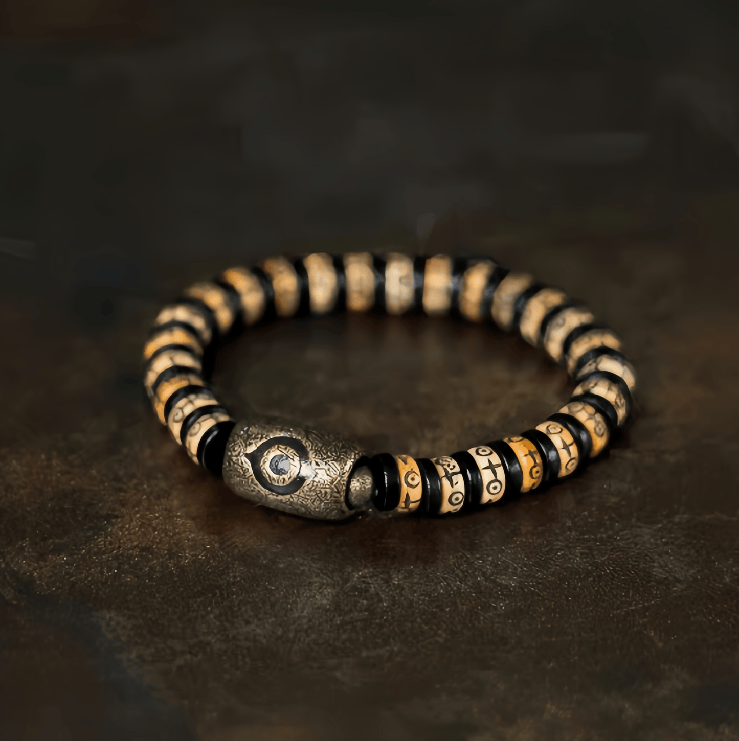 Energy Luxury Original Handmade Vintage Bone Bracelet