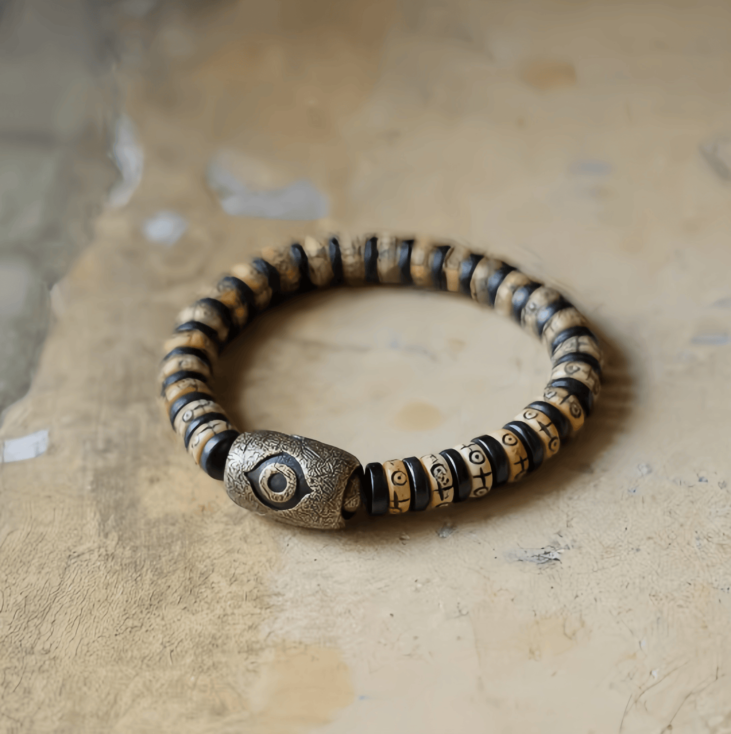 Energy Luxury Original Handmade Vintage Bone Bracelet