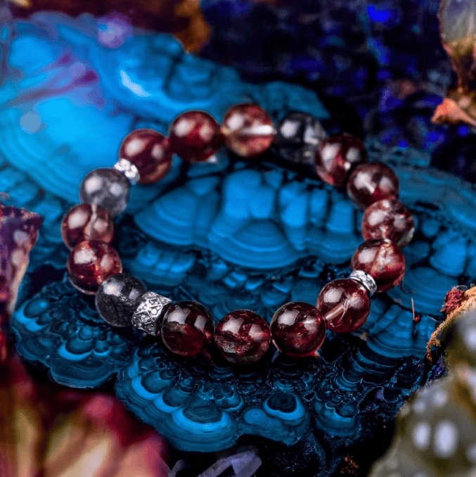 The Flame of Passion – Garnet Fire Element Bracelet