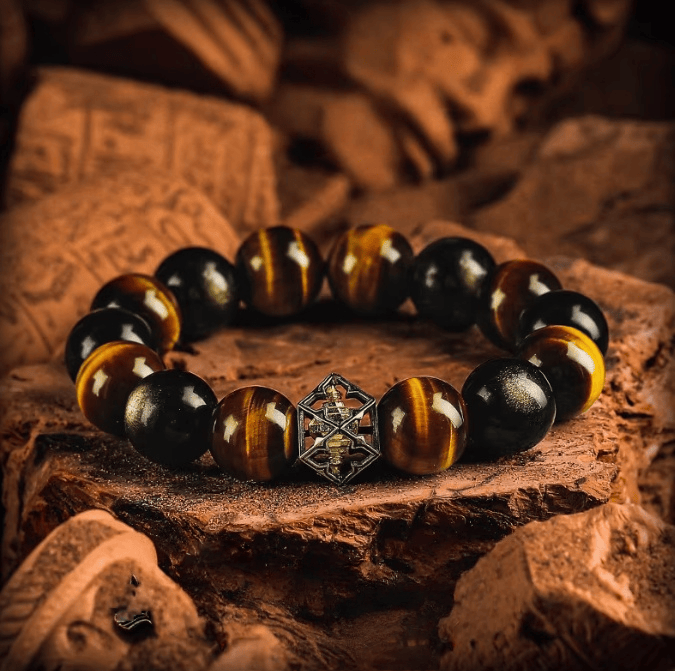 The Flow of Insight – Black Obsidian Water Element Bracelet