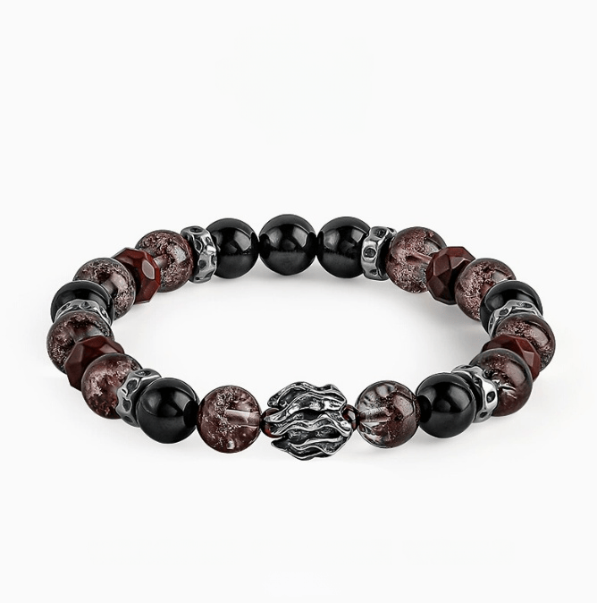 The Guardian of Precision - Hematite Metal Element Bracelet