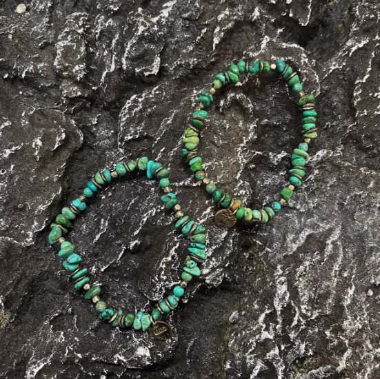 The Root of Growth – Malachite Wood Element Bracelet