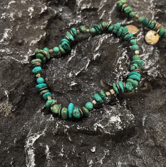 The Root of Growth – Malachite Wood Element Bracelet