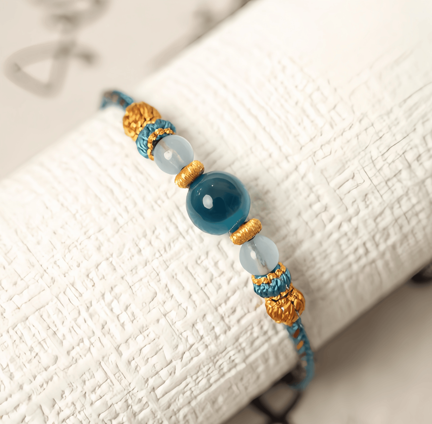 Energy Luxury Tide – Blue Agate Bracelet