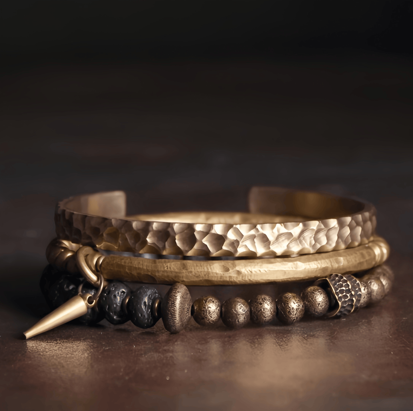 Energy Luxury Unique Handmade Brass Bracelet